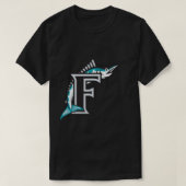  Florida Marlins Logo Design Classic T-Shir T-shirt (Design voorkant)