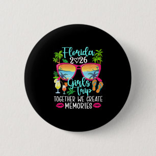 Florida Meisjesreis 2026 Maak Herinneringen Florid Ronde Button 5,7 Cm