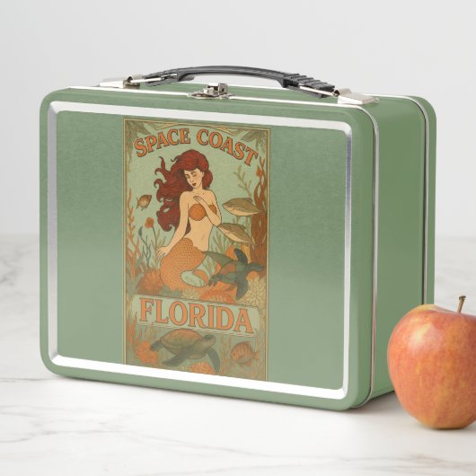 Florida Mermaid lunch box (In situ)