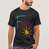 Florida met zonneschijn hart t-shirt (Voorkant)