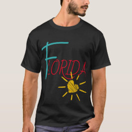 Florida met zonneschijn hart t-shirt