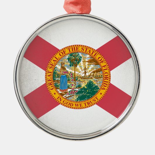 Florida Metalen Ornament (Voorkant)