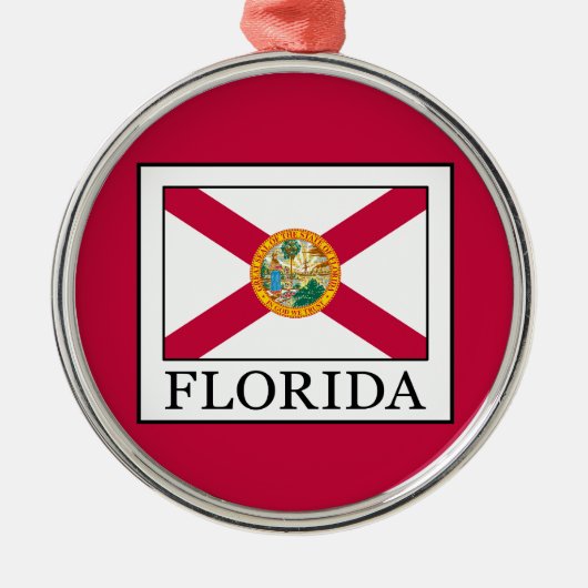Florida Metalen Ornament (Voorkant)