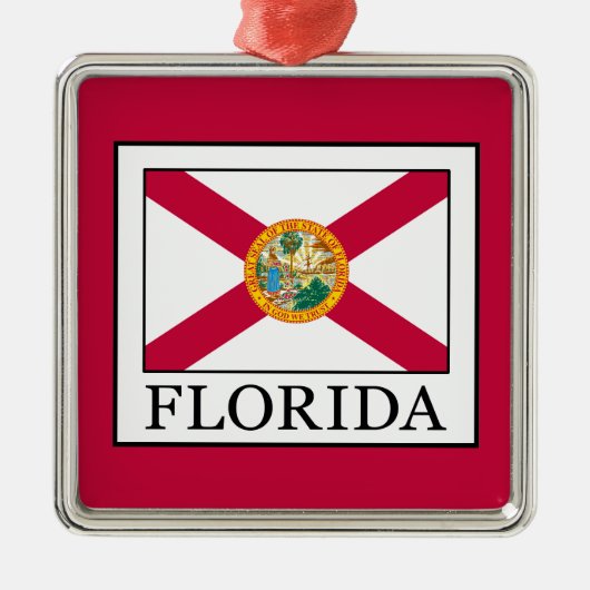 Florida Metalen Ornament (Voorkant)