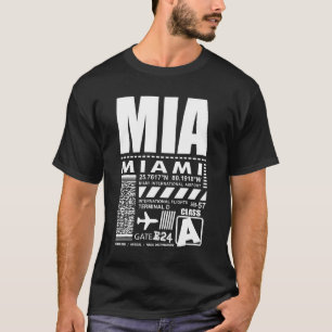 Florida MIA Miami Luchthaven T-shirt