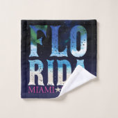 Florida, Miami Beach Bad Handdoek (Wasdoekje)