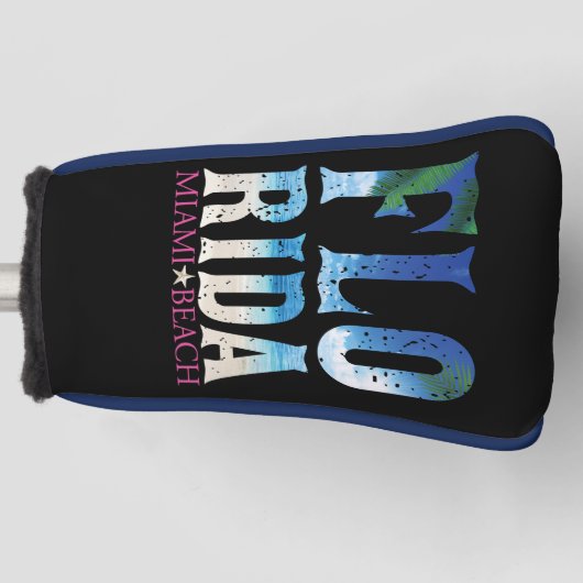 Florida, Miami Beach Golfheadcover (Voorkant)