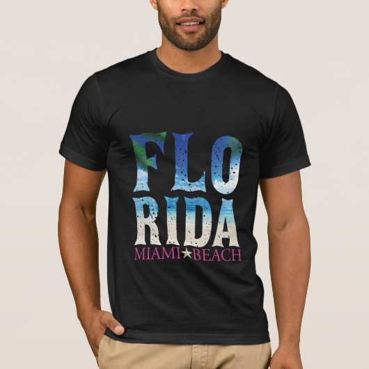 Florida, Miami Beach T-shirt (Voorkant)