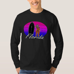 Florida Miami Surfer Surfen Kleding Mannen Vrouwen T-shirt