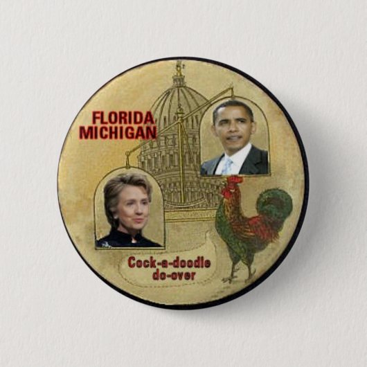 Florida/Michigan Do-Over Button (Voorkant)