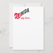 Florida mijn liefde kaart (Voorkant)