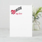 Florida mijn liefde kaart (Staand voorkant)