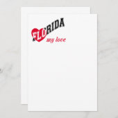 Florida mijn liefde kaart (Voorkant / Achterkant)