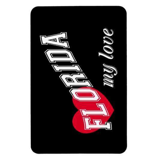 Florida mijn liefde magneet (Verticaal)