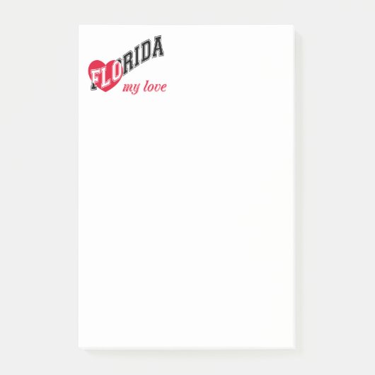 Florida mijn liefde post-it® notes (Voorkant)