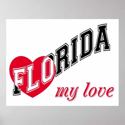 Florida mijn liefde poster (Voorkant)