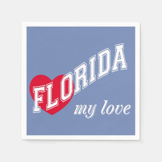 Florida mijn liefde servet (Voorkant)