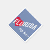 Florida mijn liefde servet (Hoek)