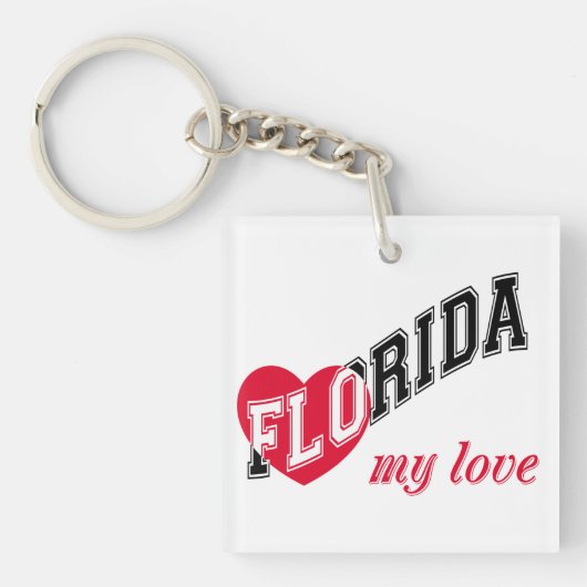 Florida mijn liefde sleutelhanger (Voorkant)