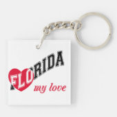 Florida mijn liefde sleutelhanger (Achterkant)