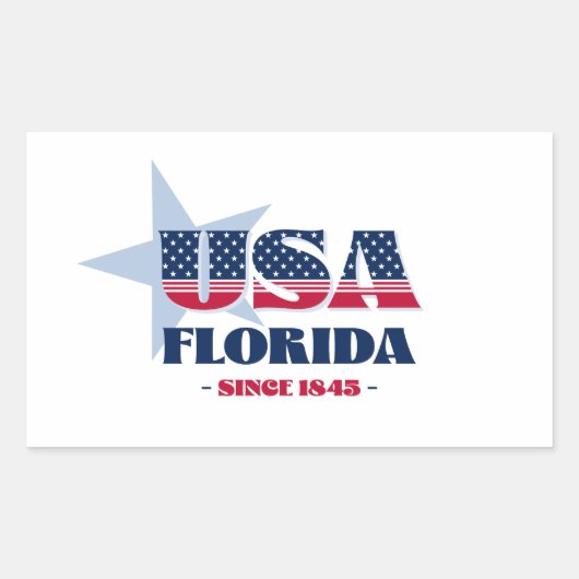Florida Mijn thuisstaat Sticker (Voorkant)