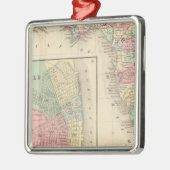 Florida, Mobile Map van Mitchell Metalen Ornament (Links)