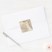 Florida, Mobile Vierkante Sticker (Envelop)