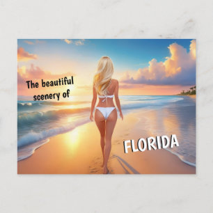 Florida -mooie landschappen briefkaart