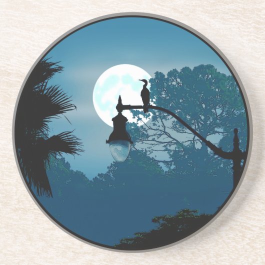 Florida Moonlight Zandsteen Onderzetter (Voorkant)