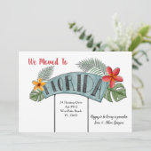 Florida Moving Announcement Aankondiging (Staand voorkant)