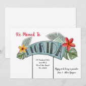 Florida Moving Announcement Aankondiging (Voorkant / Achterkant)