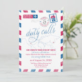 Florida naar Korea Luchtpost Militaire Verhuizing Kaart (Staand voorkant)