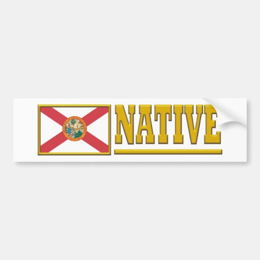 Florida Native Bumpersticker (Voorkant)