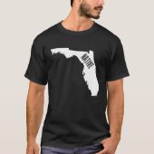 Florida Native Home Pride State Outline Zomer TS T-shirt (Voorkant)