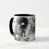 Florida Natuur Foto Artistic Monochrome Pansy Mok (Voorkant links)