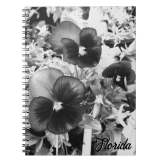 Florida Natuur Foto Artistic Monochrome Pansy Notitieboek