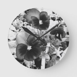 Florida Natuur Foto Artistic Monochrome Pansy Ronde Klok