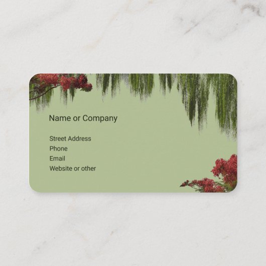 Florida Natuur Visitekaartje (Achterkant)