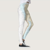 Florida Nautical Chart Havana naar Tampa Bay Leggings (Rechts)