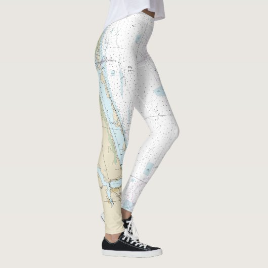 Florida Nautical | Stuart Florida | schatkist Leggings (Rechts)