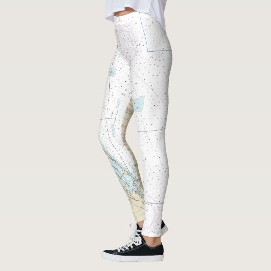 Florida Nautical | Stuart Florida | schatkist Leggings (Links)
