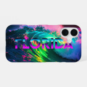 Florida – Neon Golf Beweging iPhone 16 Hoesje (Achterkant horizontaal)
