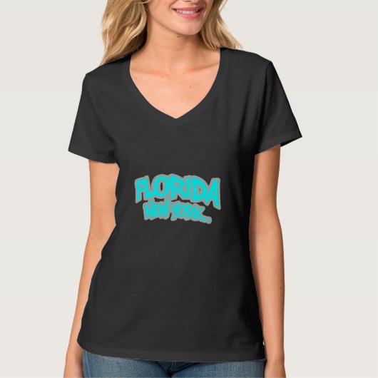 Florida New York T-shirt (Voorkant)
