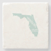 Florida Nickname The Sunshine State Stenen Onderzetter (Voorkant)