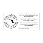 Florida Notary publieke erkenningsstempel Zelfinktende Stempel (Design)