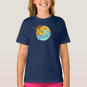 Florida, Ocean golf, Palm Trees T-shirt