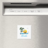 Florida Ocean Sunset Sailing Magneet (Insitu (Vaatwasser))