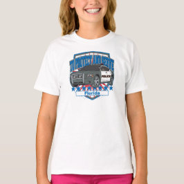 Florida om politieauto te beschermen en te bediene t-shirt