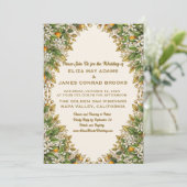 Florida Orange Blossom Foto Trouwuitnodiging Save The Date (Staand voorkant)