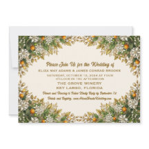 Florida Orange Blossom Trouwkaart